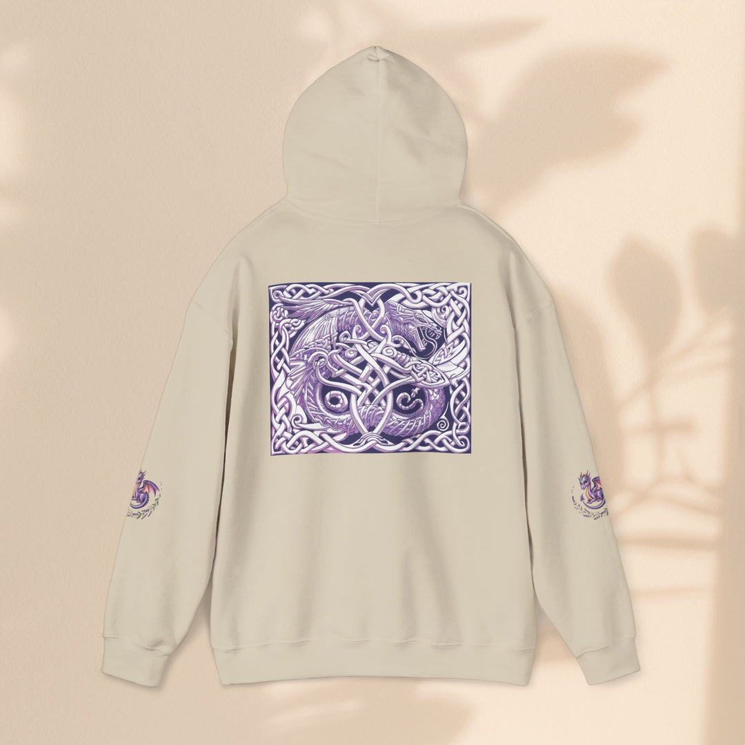 Celtic Dragon Hoodie, Gift for Fantasy Lovers
