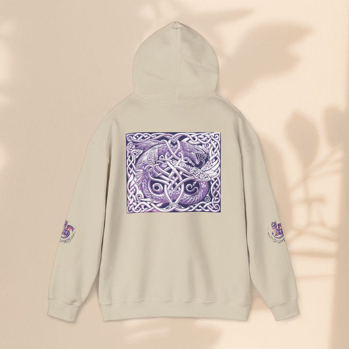 Celtic Dragon Hoodie, Gift for Fantasy Lovers