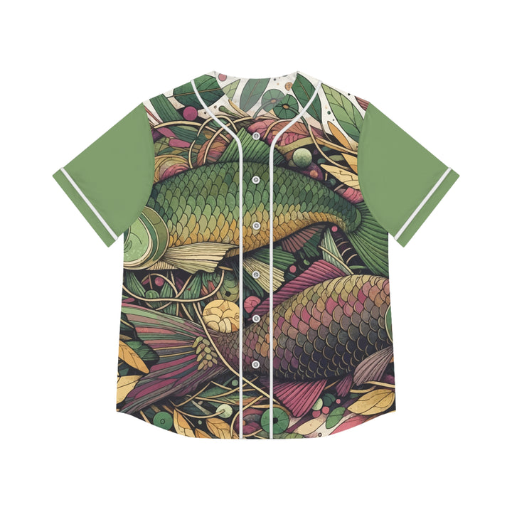 Women's Baseball Jersey - Fishes in the Deep Blue Sea