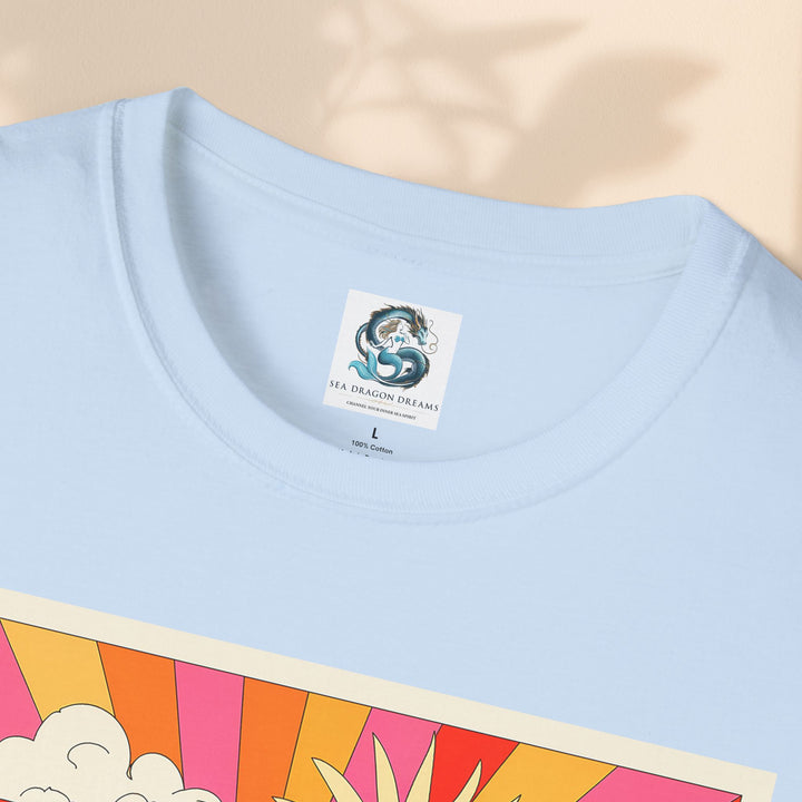 Feeling Groovy Unisex T-Shirt - Retro Mushroom Design