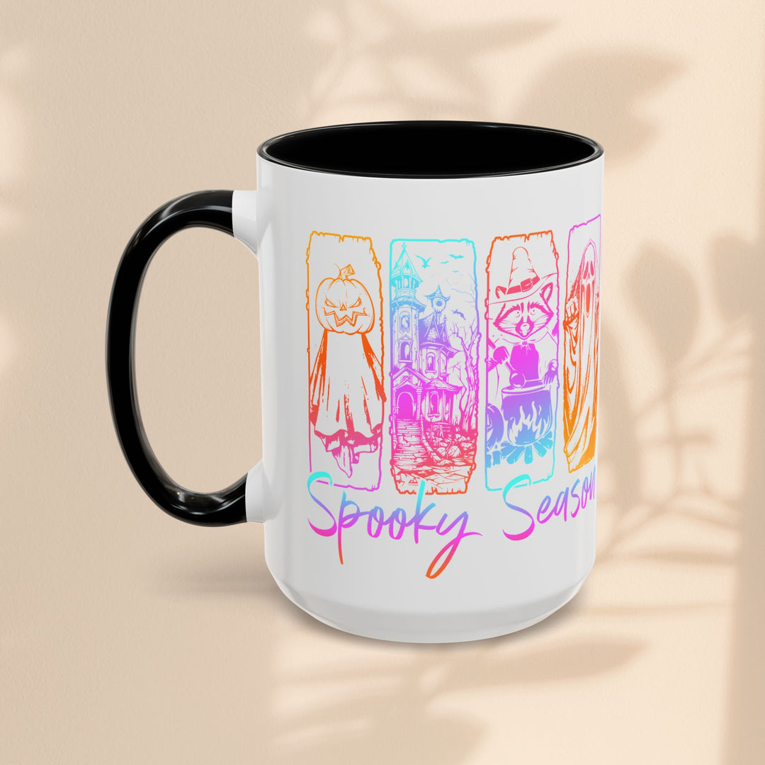 Spooky Season Accent Coffee Mug – Halloween Ceramic Cup (11oz, 15oz)