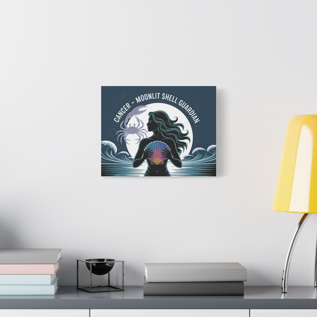 Zodiac Cancer Matte Stretched Canvas Wall Art