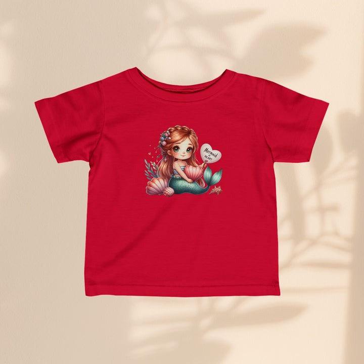 Infant Fine Jersey Tee - Mermaid At Heart