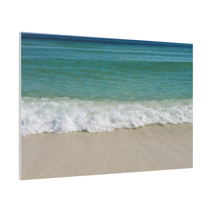 Beach Waves Matte Canvas Print – 1.25-Inch Stretched Seascape