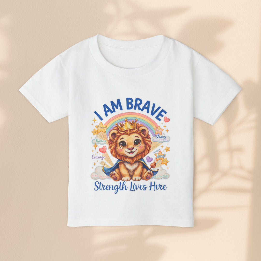 Brave Buddies Leo Lion I Am Brave Toddler T-Shirt