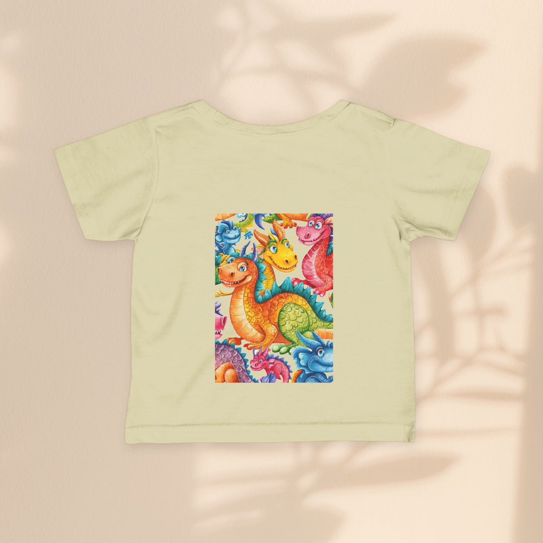 Infant Fine Jersey Tee - Happy Dragons