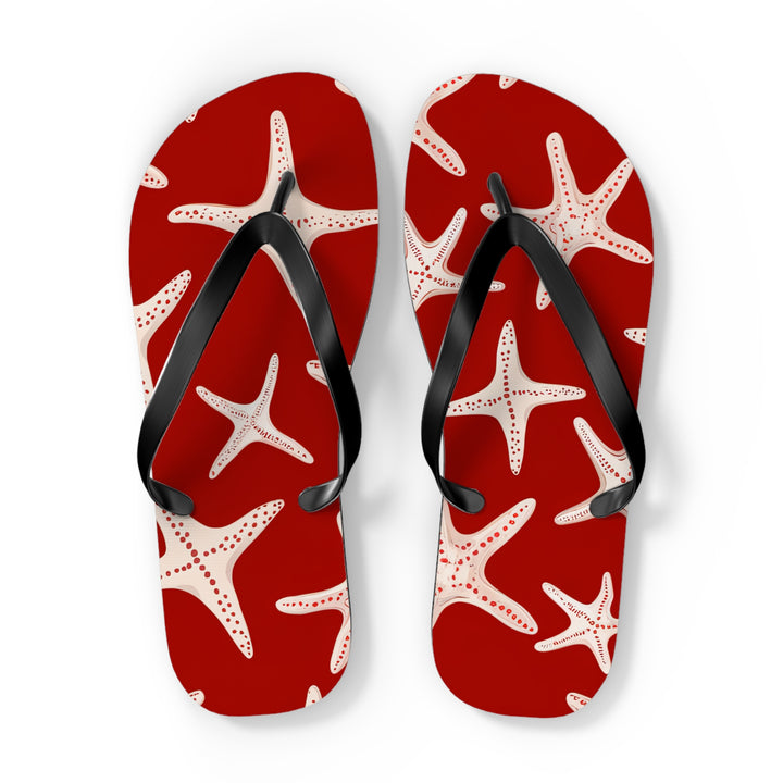 Flip Flops - Red Star