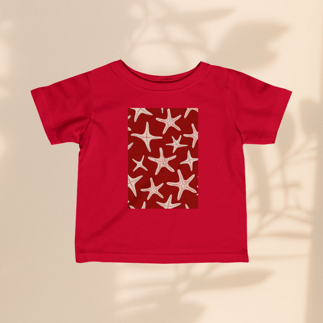 Infant Fine Jersey Tee - Red Star