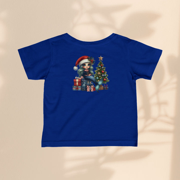 Infant Fine Jersey Tee - Mermaid Christmas