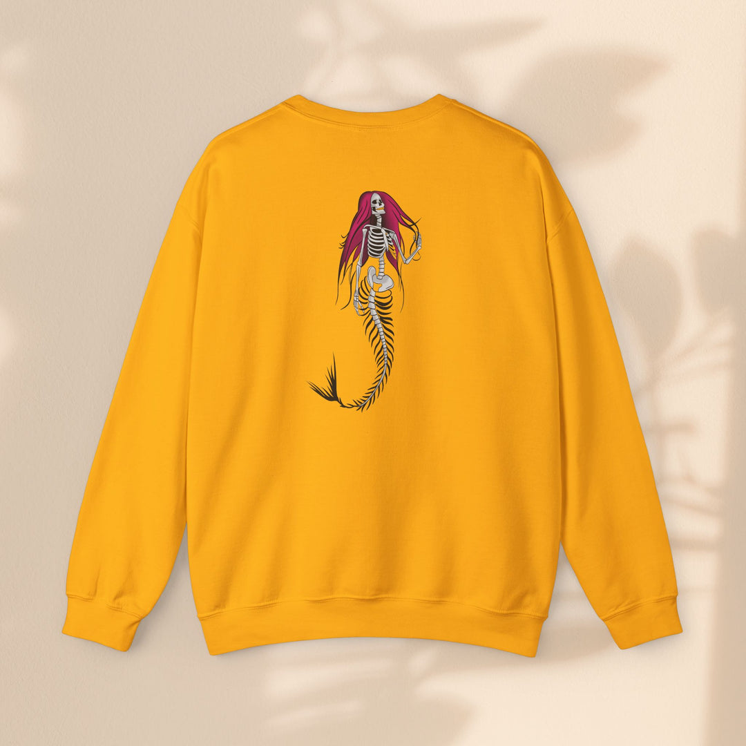 Unisex Heavy Blend™ Crewneck Sweatshirt - Halloween Mermaid Bones