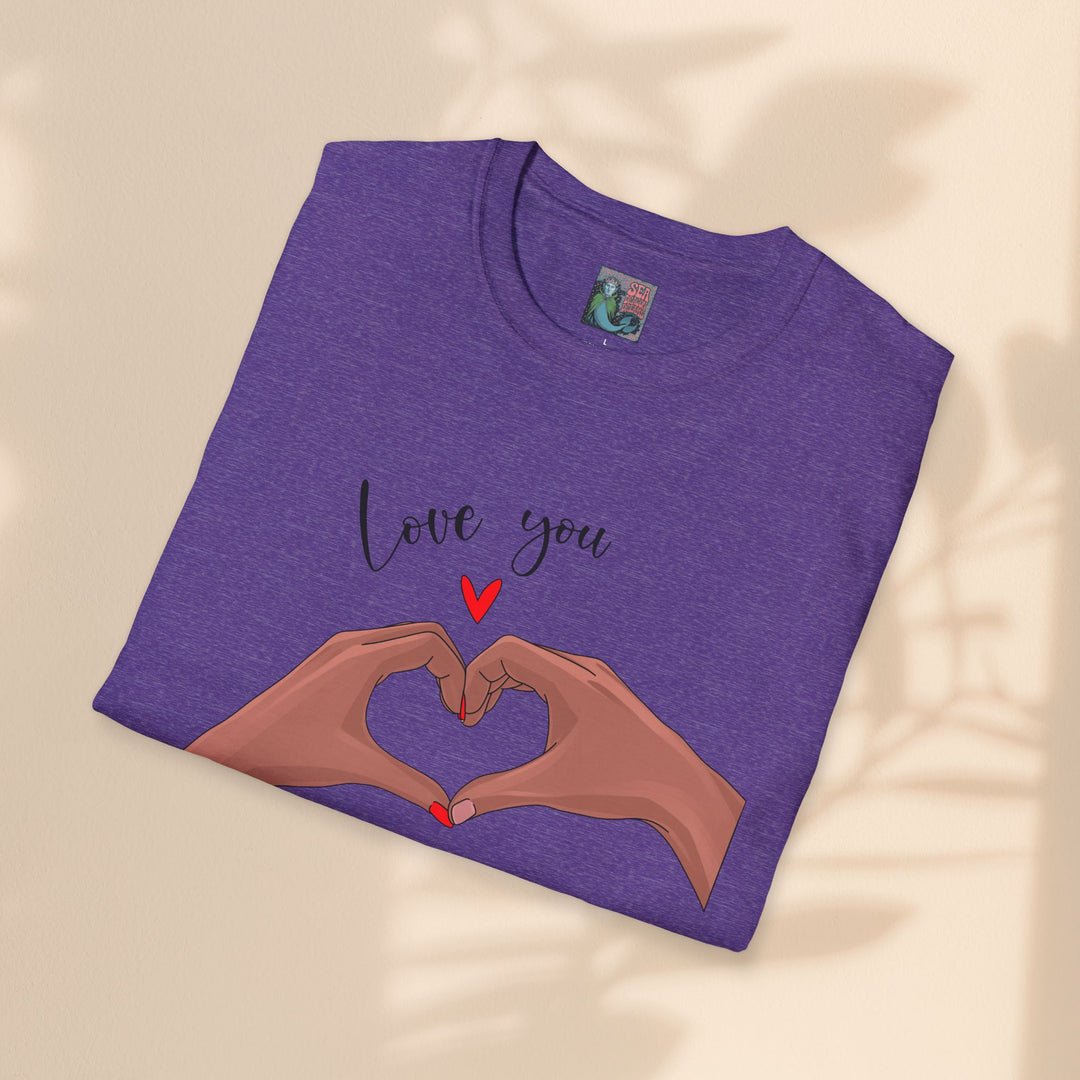 Unisex Softstyle T-Shirt - Love You Heart