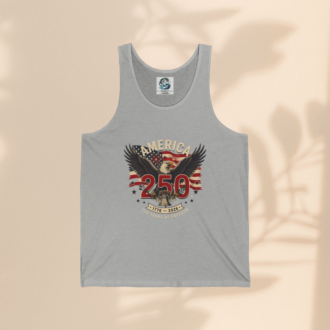 America 250 Eagle Patriotic Tank Top — USA 250th Anniversary