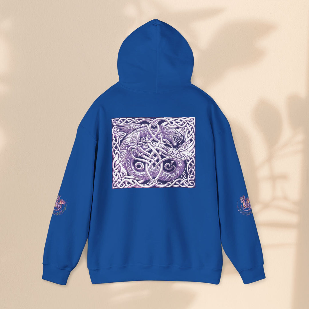 Celtic Dragon Hoodie, Gift for Fantasy Lovers