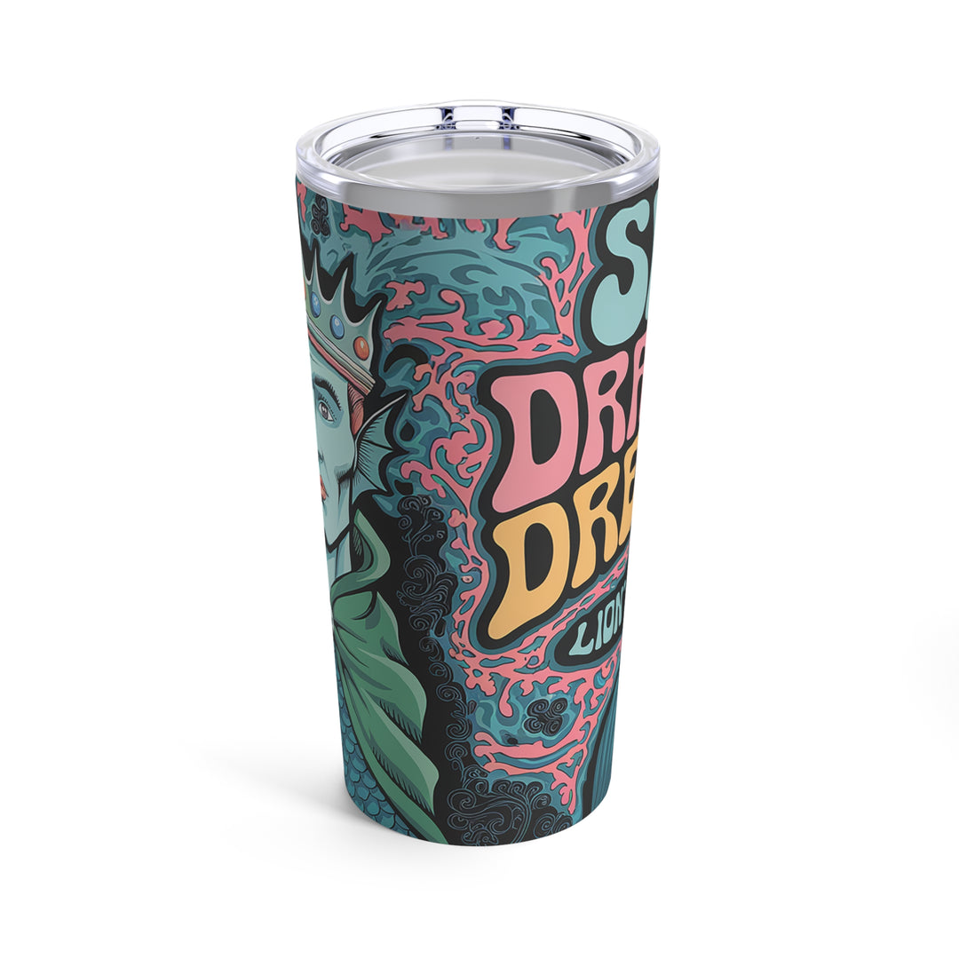 Tumbler 20oz - Sea Dragon Dreams Merman