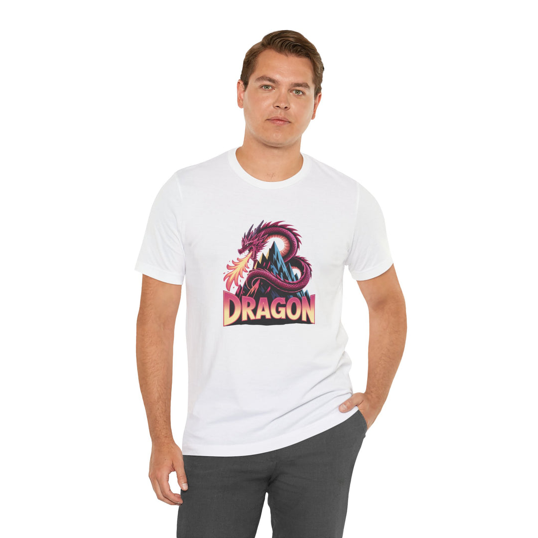 Dragon Graphic Tee, Unisex T-Shirt, Fantasy Shirt, Gift for Gamers, Dragon Lovers Shirt, Casual Wear, Unique Apparel