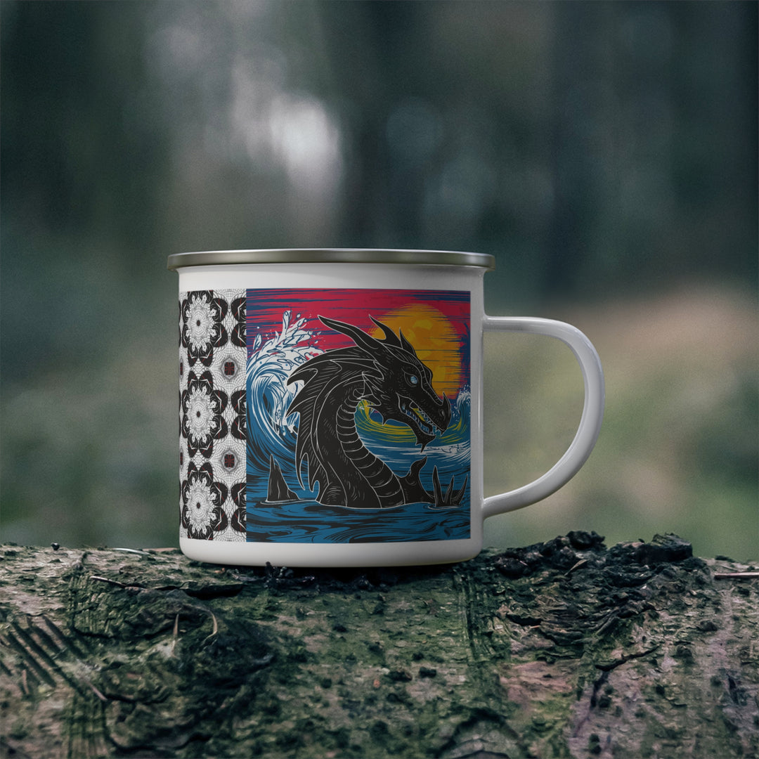 Enamel Camping Mug - Conquering Dragon