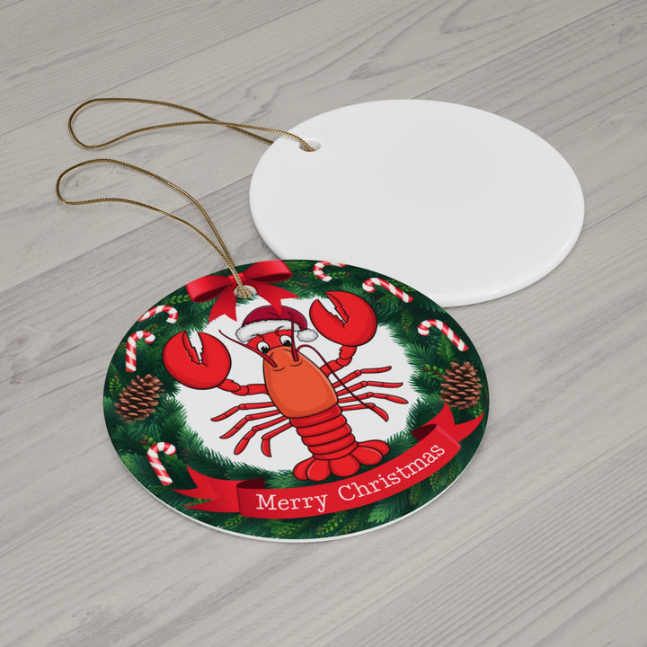 Ceramic Ornament - Lobster Delight