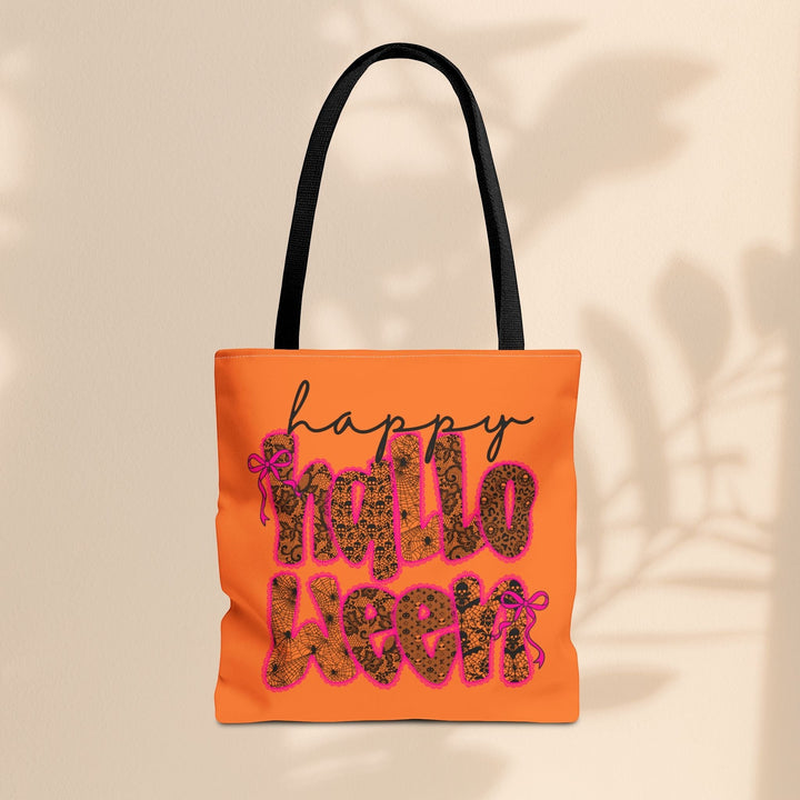 Happy Halloween Tote Bag – Reusable Trick-or-Treat Bag & Fall Gift