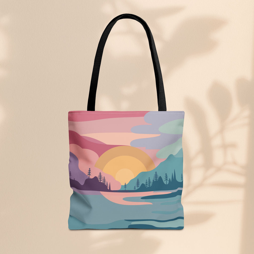 Tote Bag (AOP) - Pastel Scene