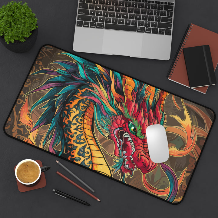 Desk Mat - Fire Dragon