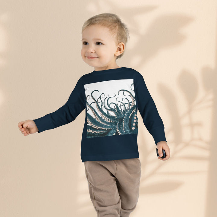 Toddler Long Sleeve Tee - Octopus