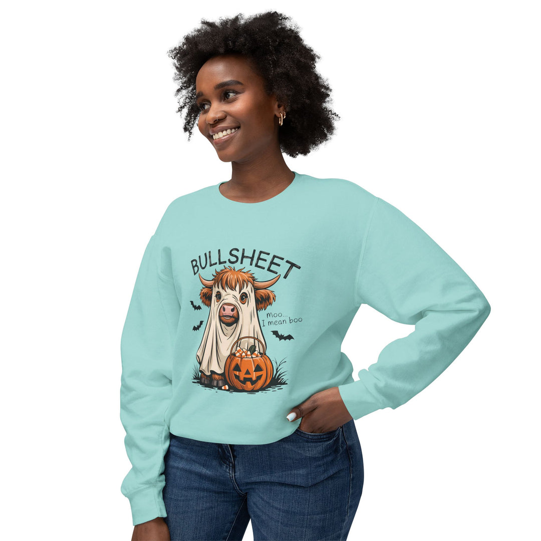 Cute Halloween Bullsheet Cow Sweatshirt