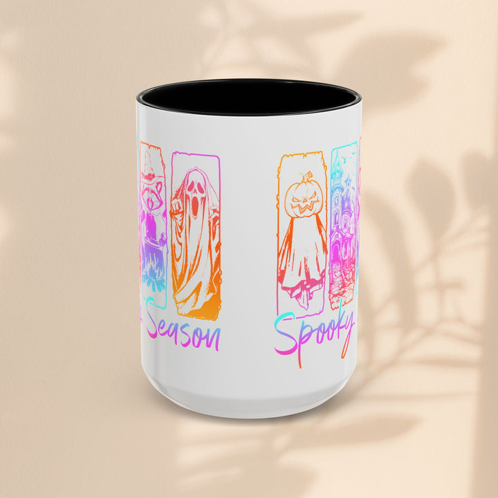 Spooky Season Accent Coffee Mug – Halloween Ceramic Cup (11oz, 15oz)