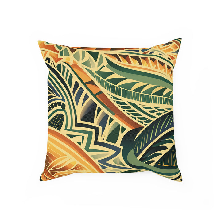 Tribal Orange Cushion