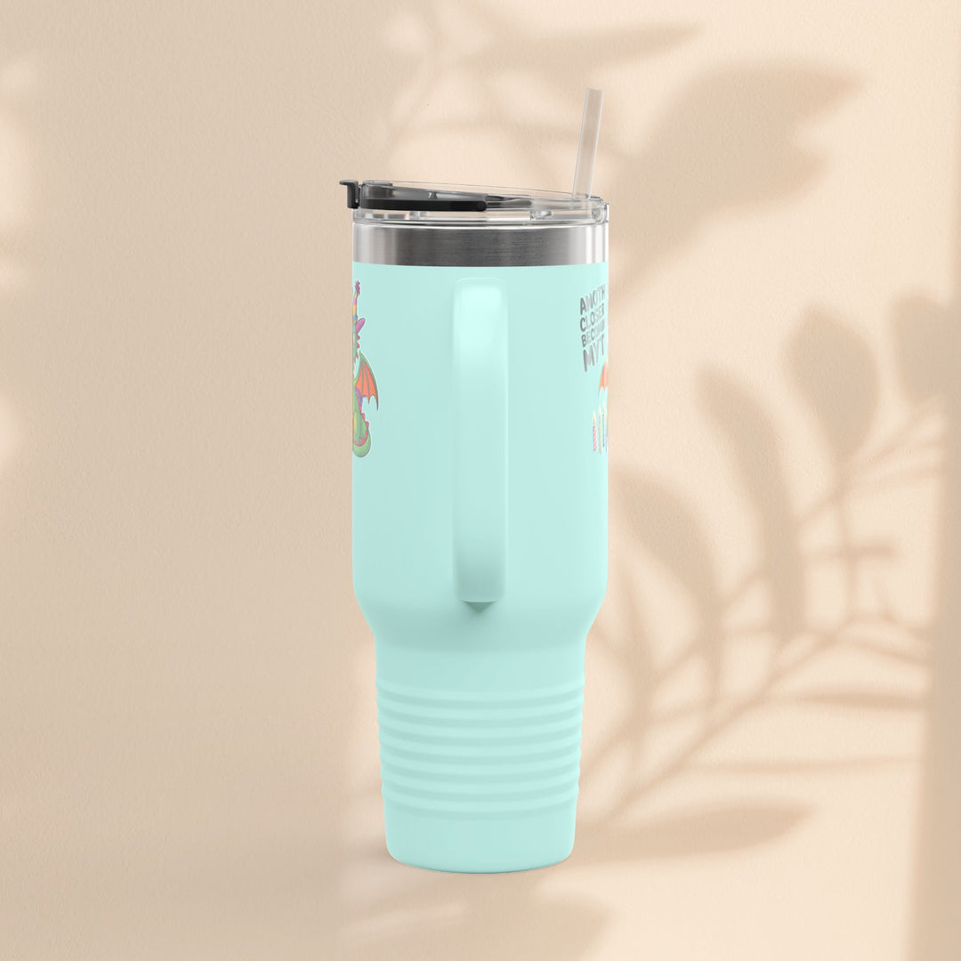 Dragon Insulated Travel Mug, 40oz, Dragon Birthday Tumbler