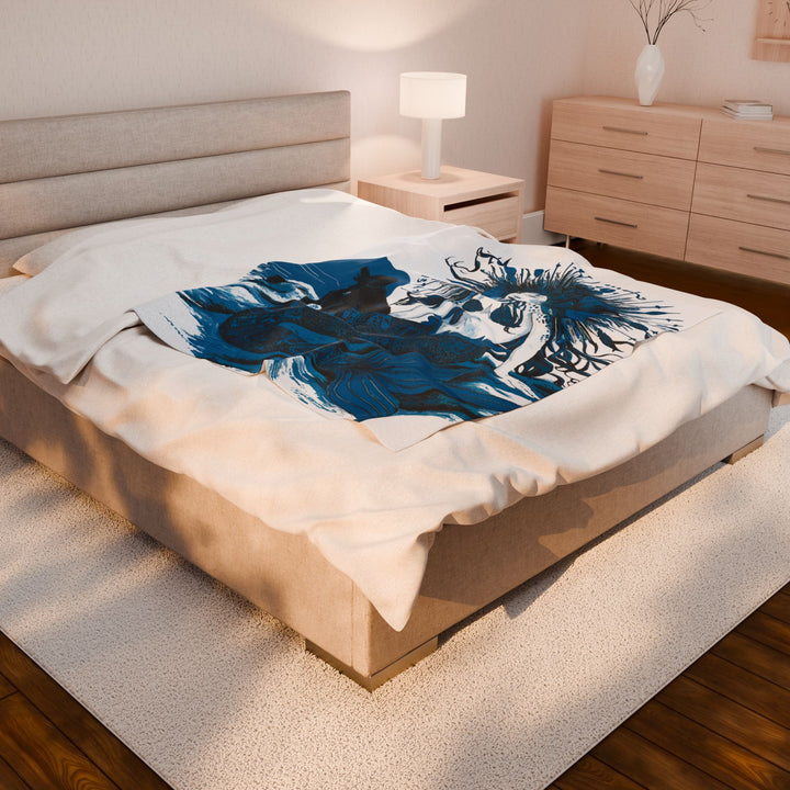 Velveteen Plush Blanket - Majestic Mermaid