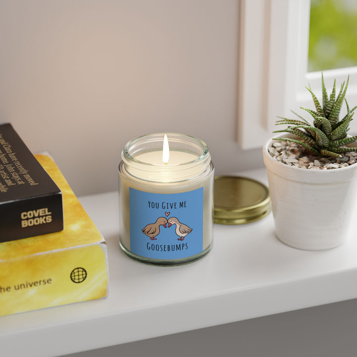 Scented Candles, Coconut Apricot Wax (4oz, 9oz) - You Give Me Goosebumps