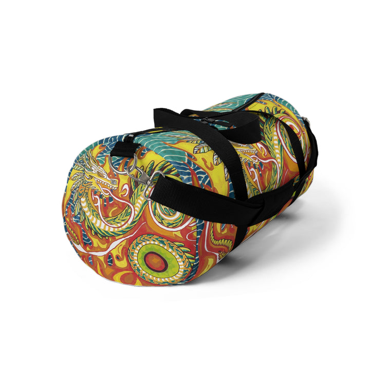 Dragon Swirl Duffel Bag – Fantasy Travel Gym Bag & Unique Weekender Gift