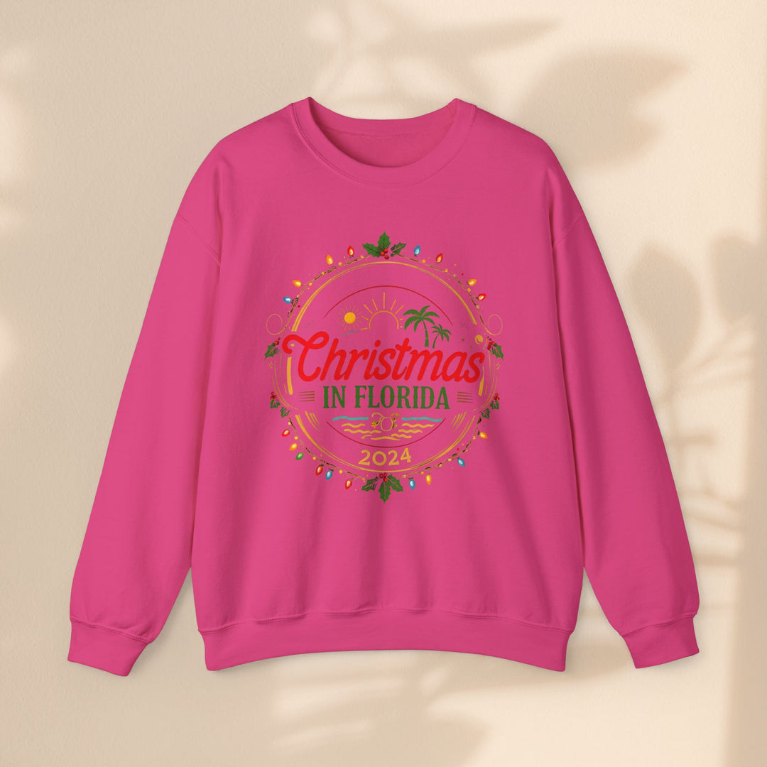 Unisex Heavy Blend™ Crewneck Sweatshirt - Christmas in Florida