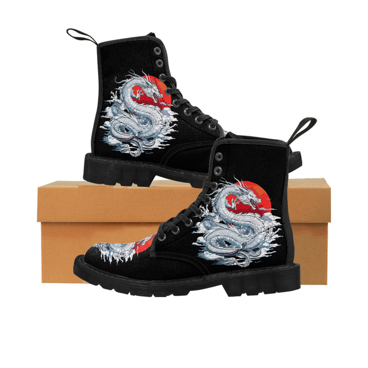 Men's Canvas Boots - Emperor Dragon