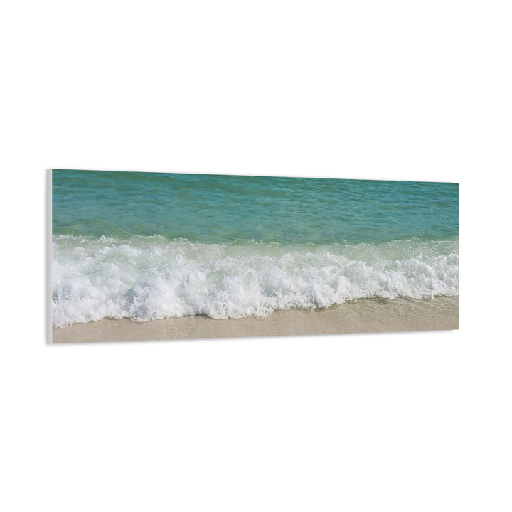 Beach Waves Matte Canvas Print – 1.25-Inch Stretched Seascape