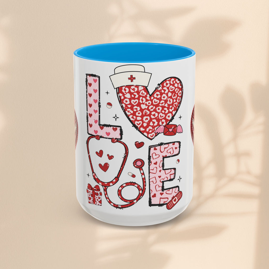 Colorful Mugs (11oz, 15oz) - Love Nurses