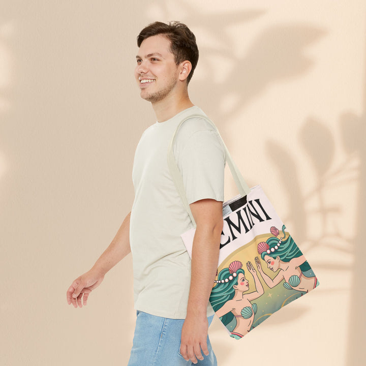 Gemini Zodiac Tote Bag, Astrological Bag, Personalized Gift, Astrology Lover, Horoscope Accessory, Birthday Present