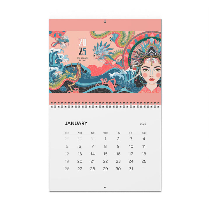 Wall Calendar 2025 Sea Dragon Dreams Calendar