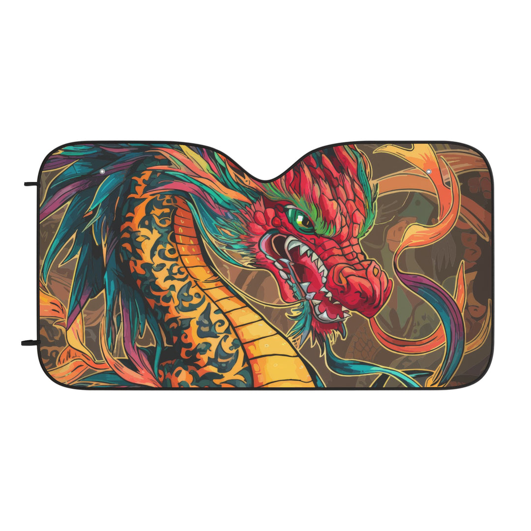 Car Sun Shades - Fire Dragon