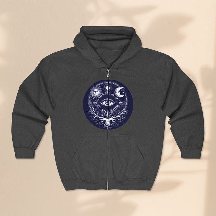 Sacred Eye - Unisex Heavy Blend™ Full Zip Hooded Sweatshirt