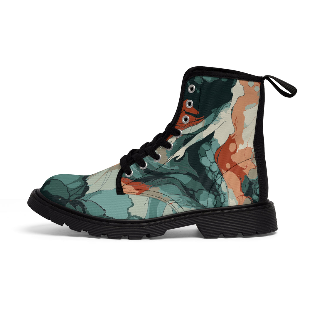 Women's Canvas Boots - Mermaid Swim