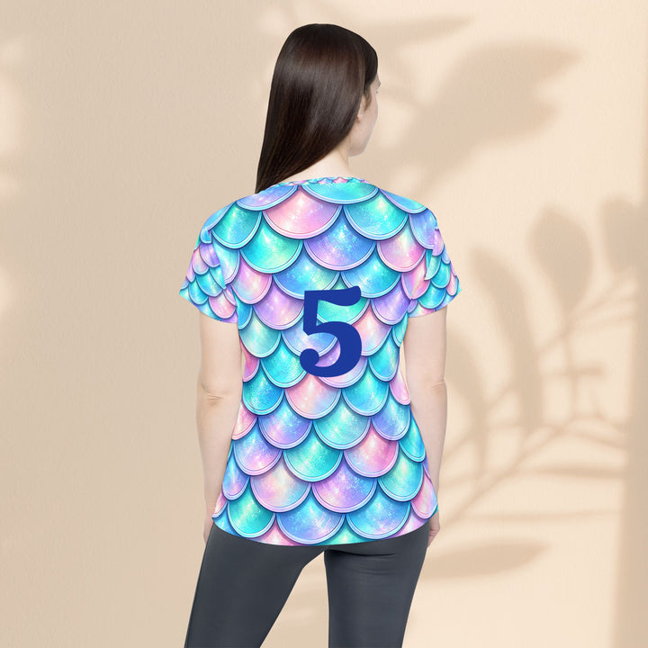 Mermaid Scale Women's Jersey — 5 xs