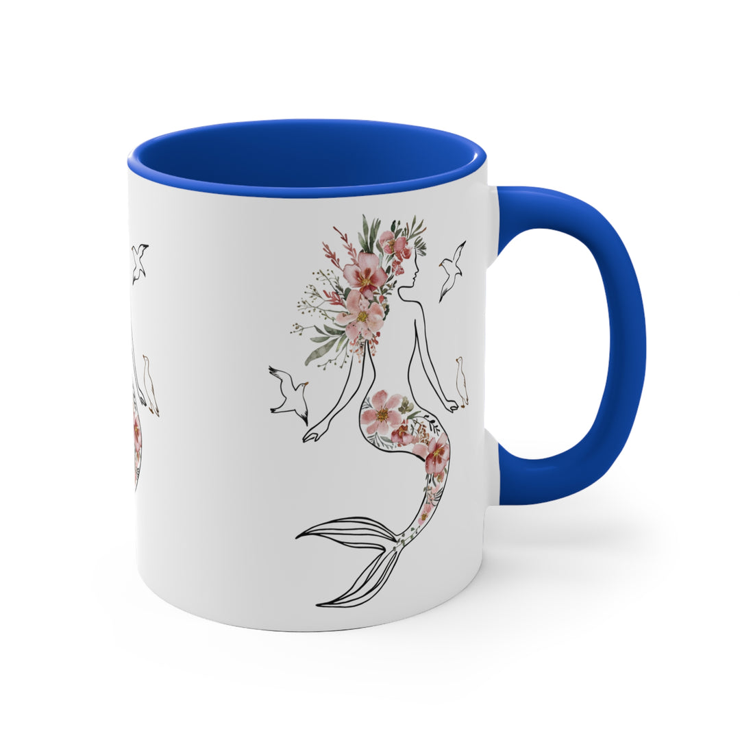 11oz Accent Mug - Mermaid Silhouette