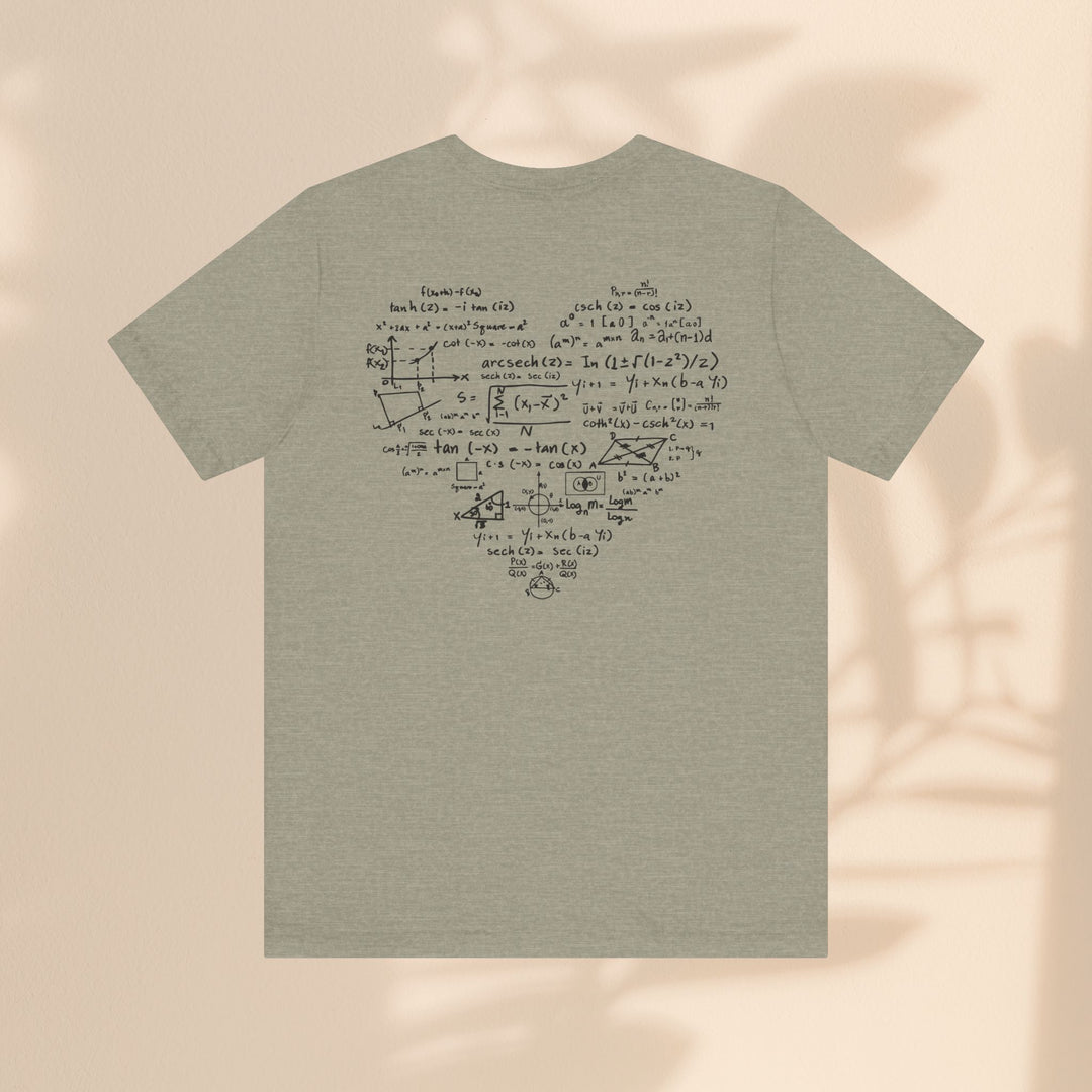 Unisex Jersey Short Sleeve Tee - Math Heart