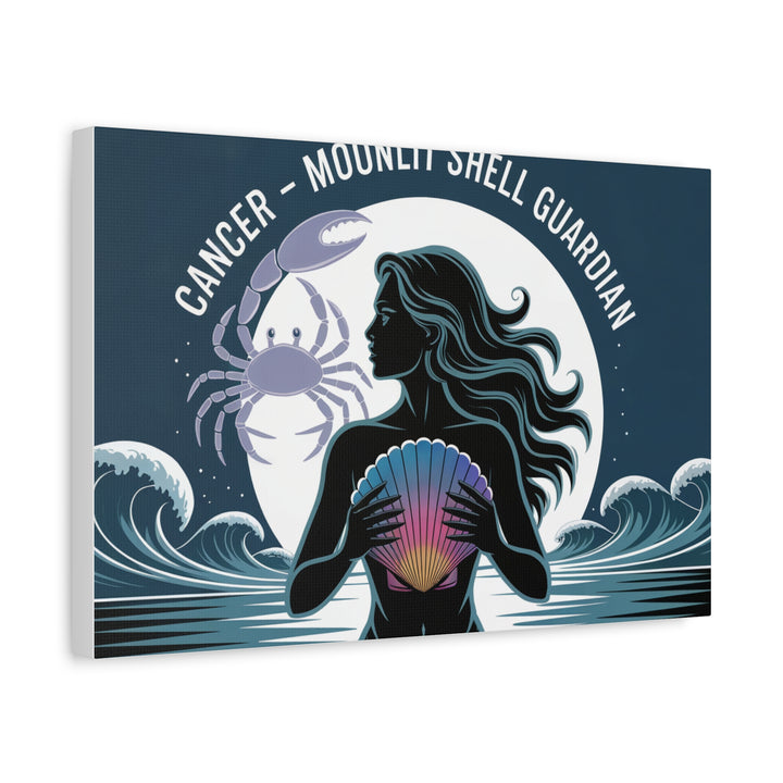 Zodiac Cancer Matte Stretched Canvas Wall Art