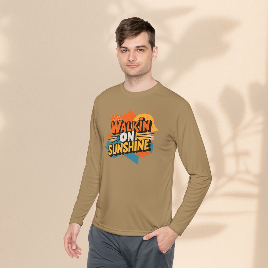 Unisex Lightweight Long Sleeve Tee - Walking On Sunshine