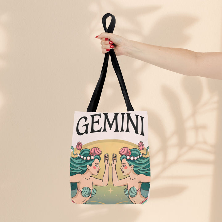 Gemini Zodiac Tote Bag, Astrological Bag, Personalized Gift, Astrology Lover, Horoscope Accessory, Birthday Present
