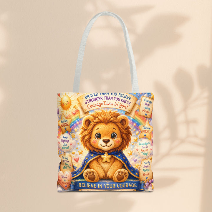 Cute Courage Lion Tote Bag | Brave Buddies™