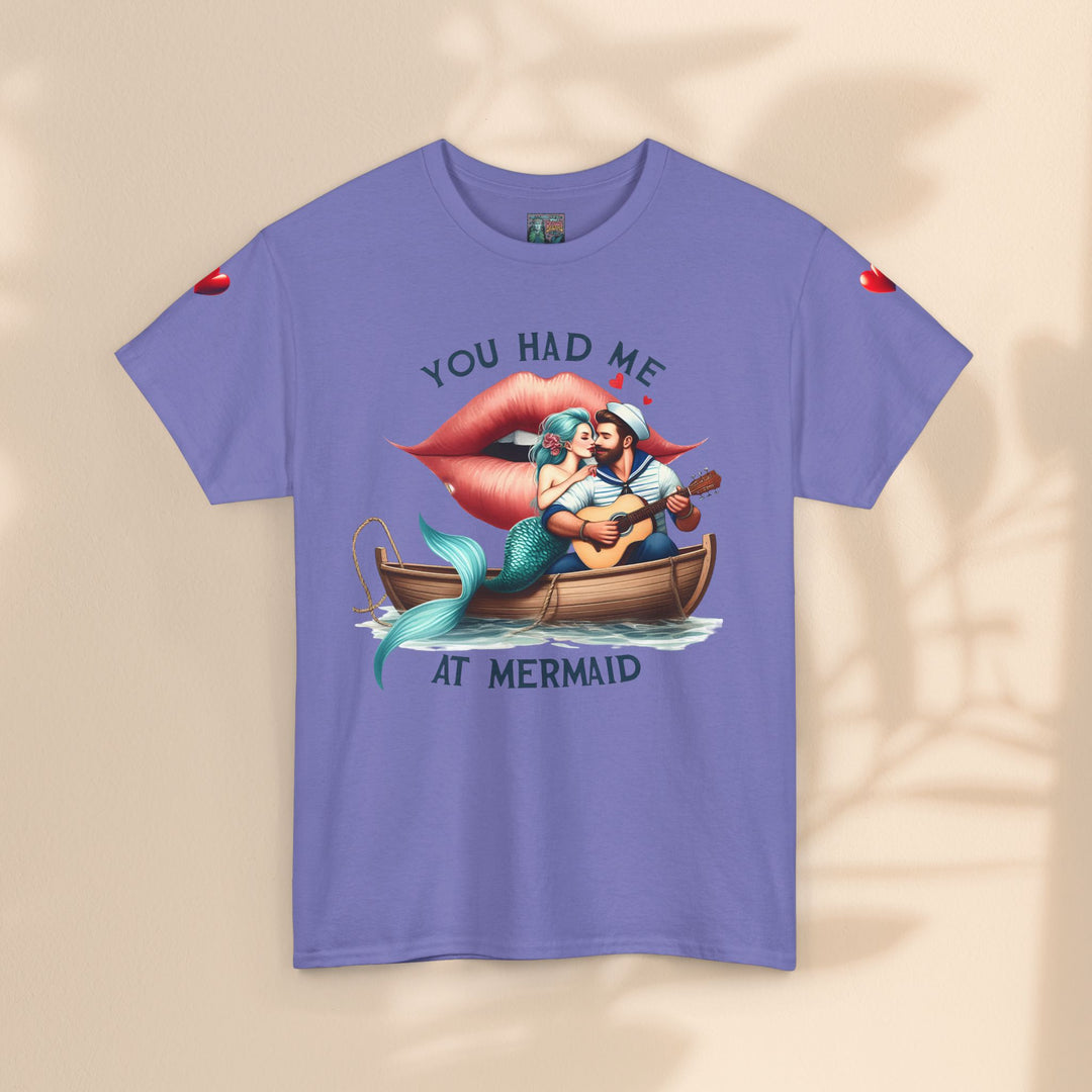 Unisex Heavy Cotton Tee - You Had Me At Mermaid