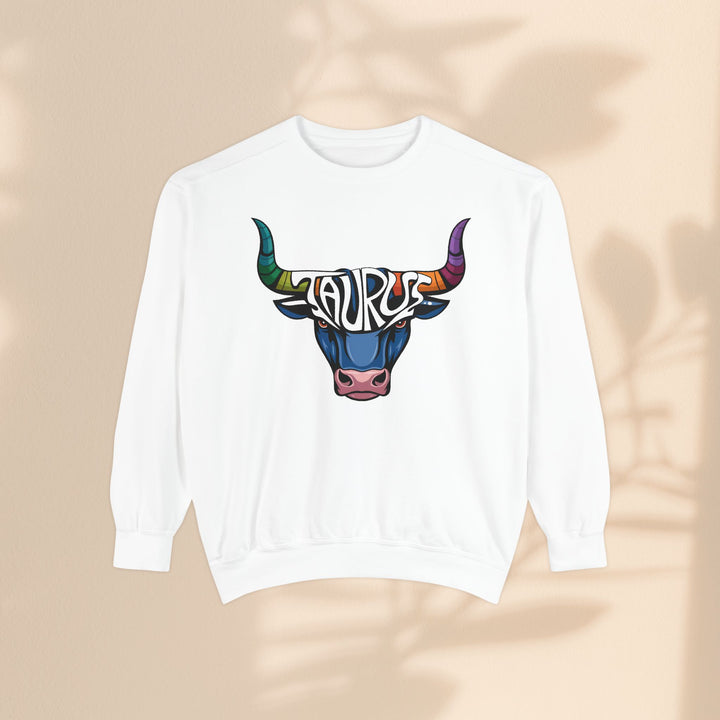 Unisex Garment-Dyed Sweatshirt - Taurus